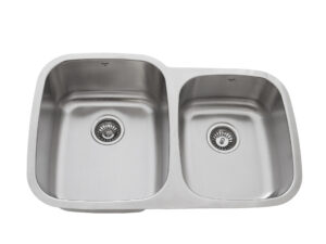 OU3220 9'7, Onex Enterprises, Uneven Double Bowl, Stainless Steel, Kitchen Sink in Canada