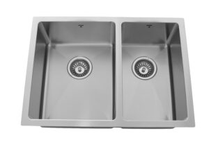OU2518 SQR U, Uneven Double Bowl, Stainless Steel, Kitchen Sink in Canada