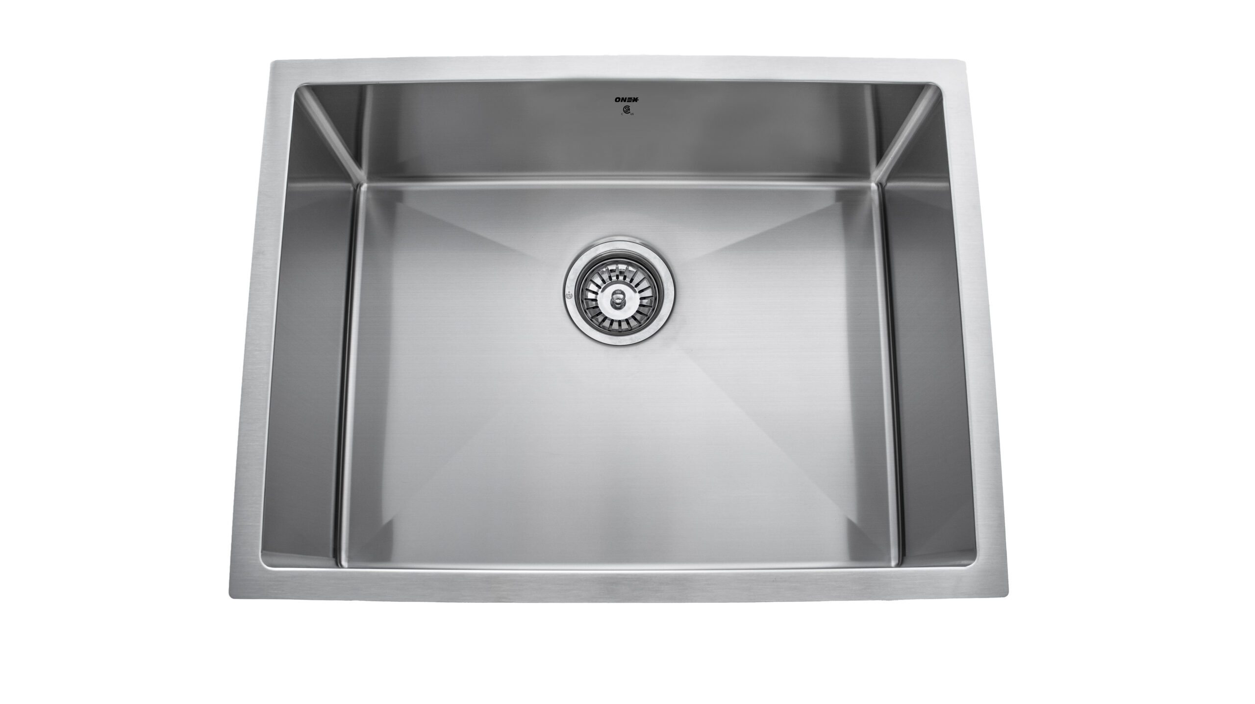 OUS2418 SQ, Single Bowl, Stainless Steel, Onex Enterprises, Kitchen Sinks in Canada