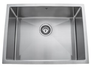 OUS2418 SQR R10, Single Bowl, Designer Collection, Stainless Steel, Onex Enterprises, Kitchen Sink in Canada