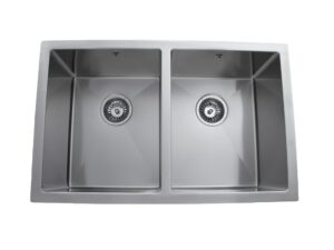 Designer, Double Bowl, Undermount, Stainless Steel, Onex Enterprises, Kitchen Sink in Canada