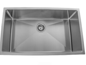 OUS3219 SQR R15, Single Bowl, Undermount, Designer Collection, Onex Enterprises, Kitchen Sinks in Canada