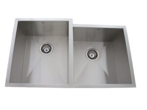 OU3220 SQ, Uneven, Double Bowl, Stainless Steel, Kitchen Sink Onex Enterprises in Canada