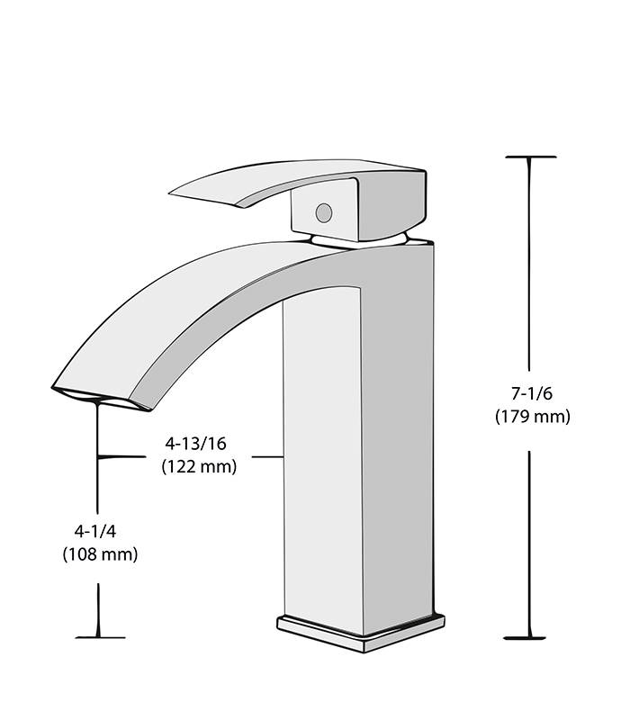 Bathroom Sink Faucets OF101-CHR - Image 2