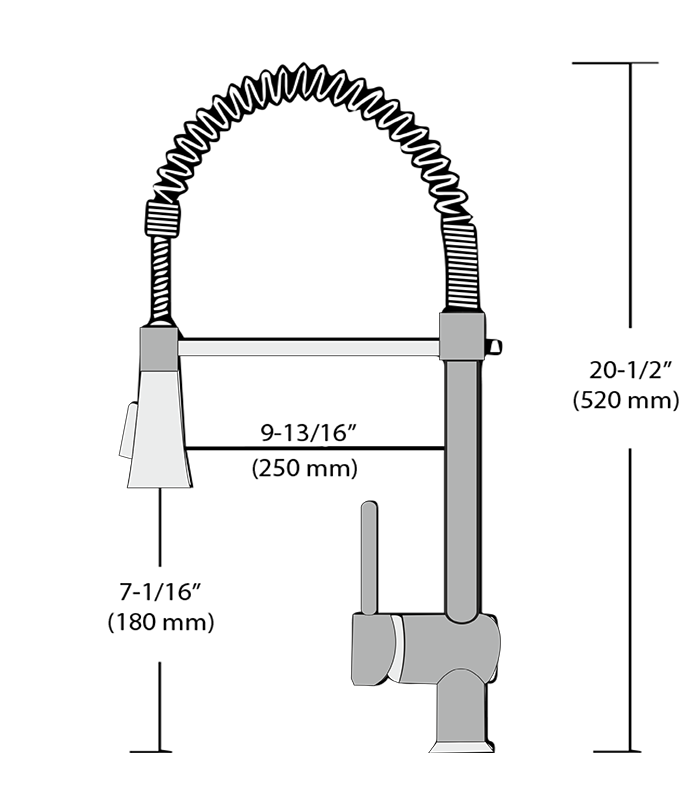 Kitchen Sink Faucets OF201-CHR - Image 2